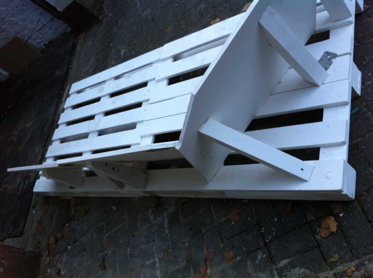 Palettensofa: sofa selber bauen, teil 2 palettenbett und ...