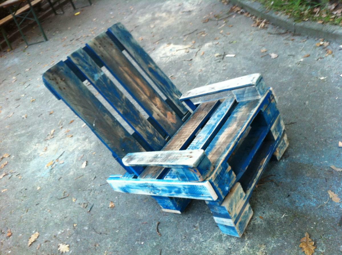 Palettenmöbel workshop 2: sitzmöbel, hebel und kinder ... Stuhle aus europaletten